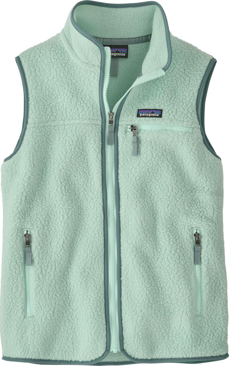 Retro Pile Vest - Womens - thin ice 1