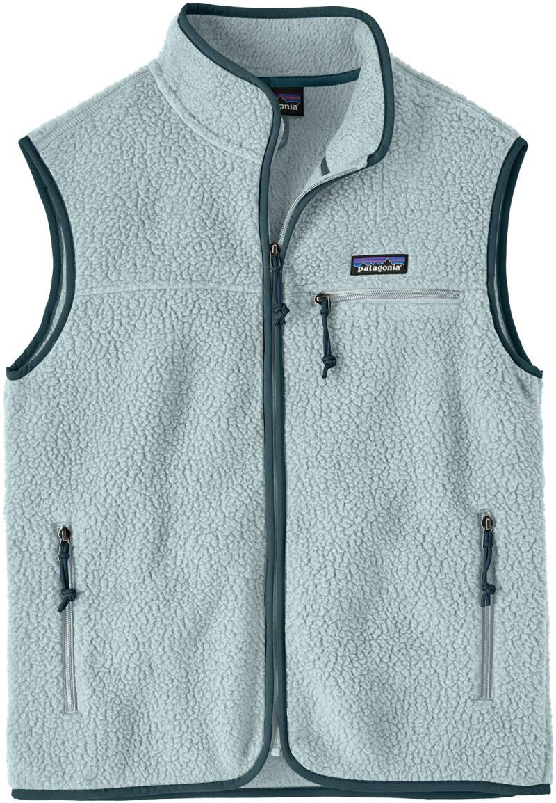 Retro Pile Vest - Womens - virtually blue 1
