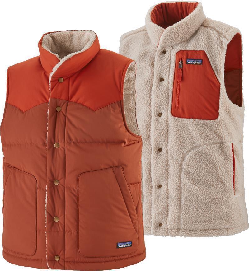 Reversible Bivy Down Vest - Mens - Barn Red 1