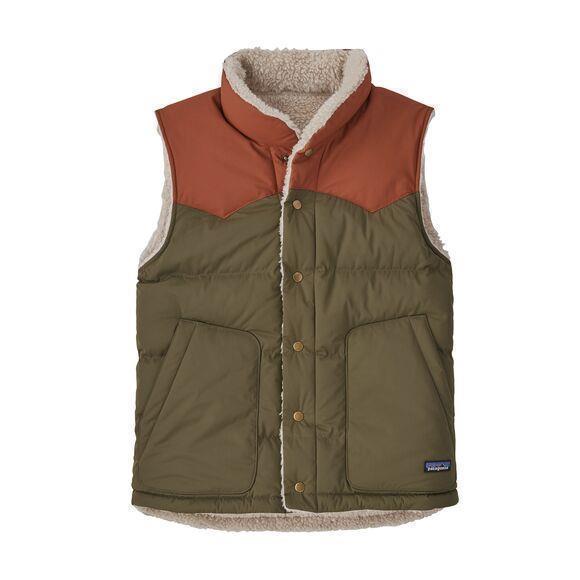 Reversible Bivy Down Vest - Mens - basin green 1