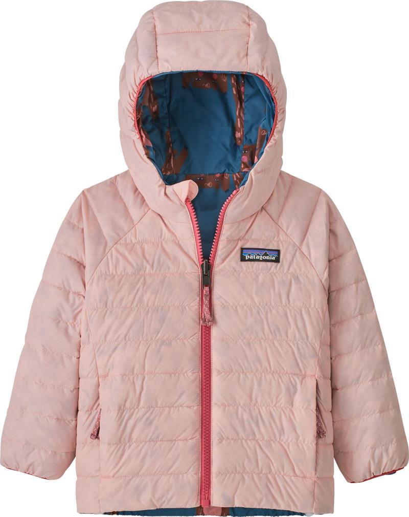Reversible Down Sweater Hoody - Baby - bear with me / wavy blue 1