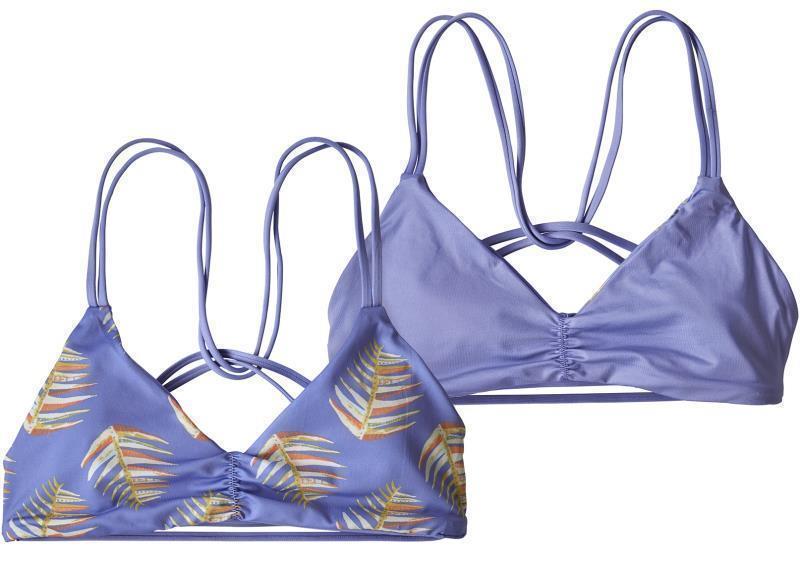 Reversible Seaglass Bay Top - Womens - Palms of My Heart Small / Light Violet Blue 1
