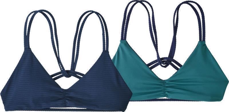 Reversible Seaglass Bay Top - Womens - Ripple / Tidepool Blue 1