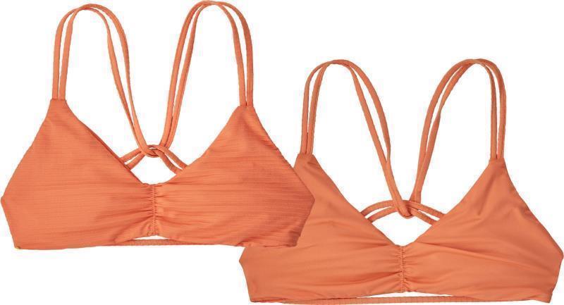 Reversible Seaglass Bay Top - Womens - Ripple / Tigerlily Orange 1