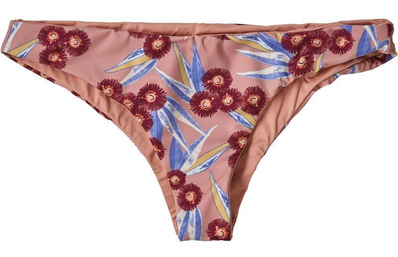 Reversible Seaside Cove Bottoms - Womens - las flores / flora pink 1