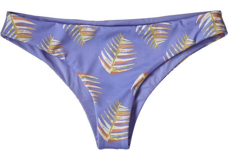 Reversible Seaside Cove Bottoms - Womens - palms of my heart small / light violet blue 1