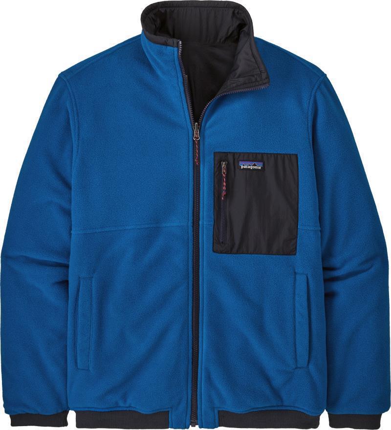 Reversible Shelled Microdini Jacket - Mens - pitch blue w/endless blue 1