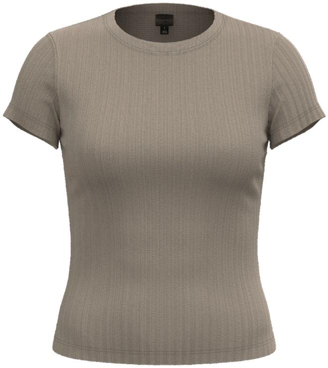 Rib-Knit Top - Womens - albatross grey 1