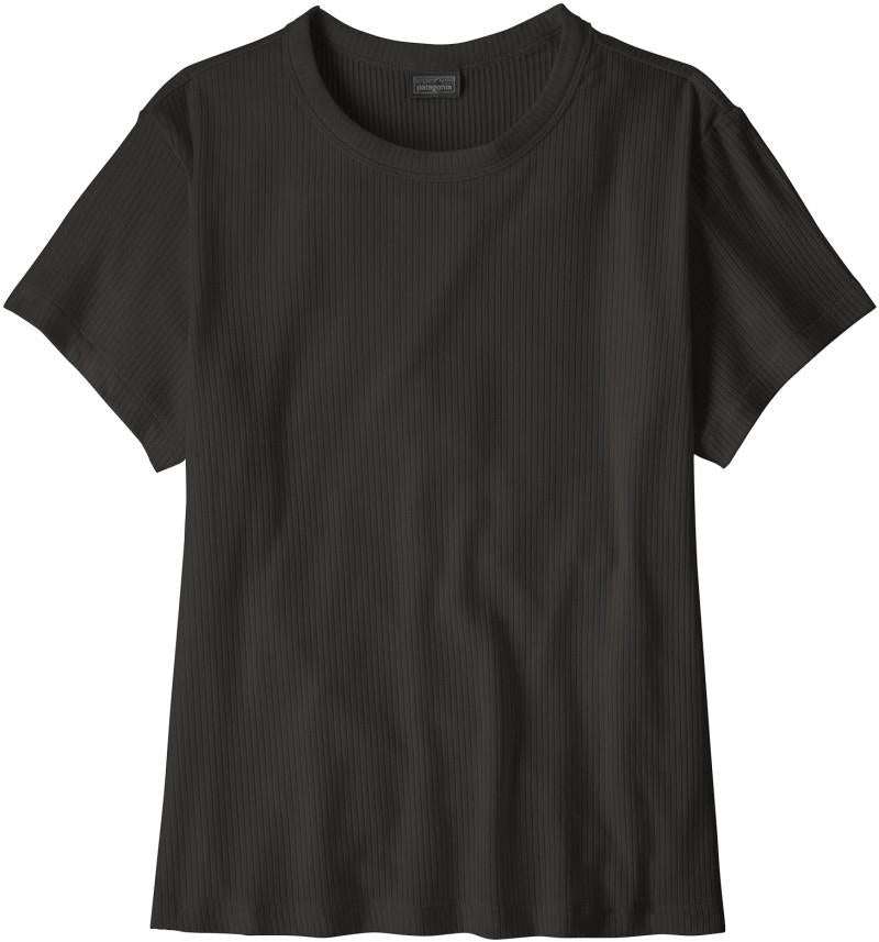 Rib Knit Top - Womens - black 1