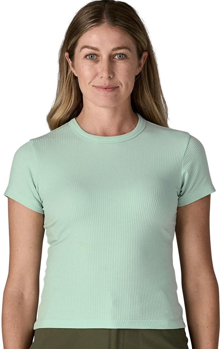 Rib Knit Top - Womens - thin ice 1