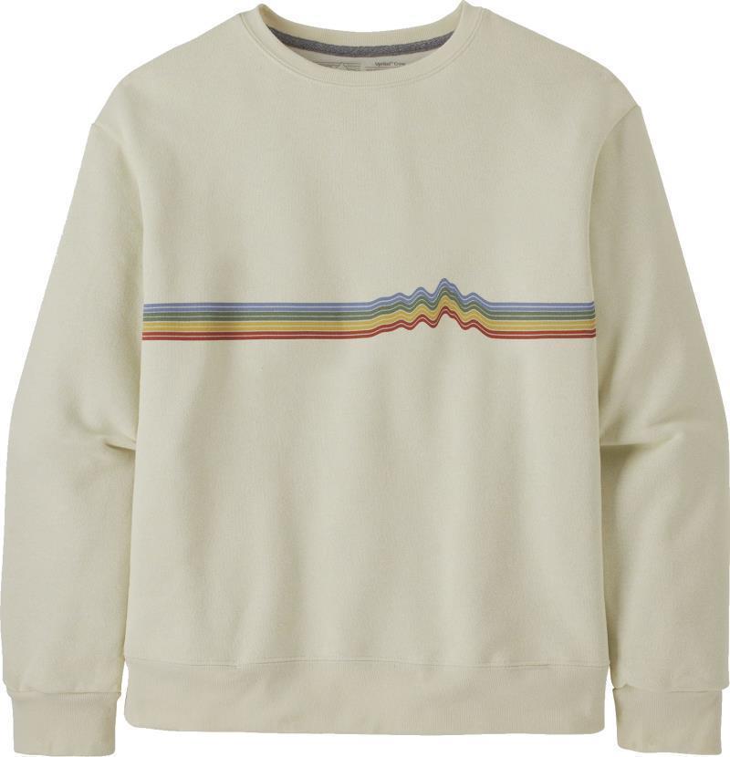 Ridge Rise Stripe Uprisal Crew Sweatshirt - Womens - Birch White 1