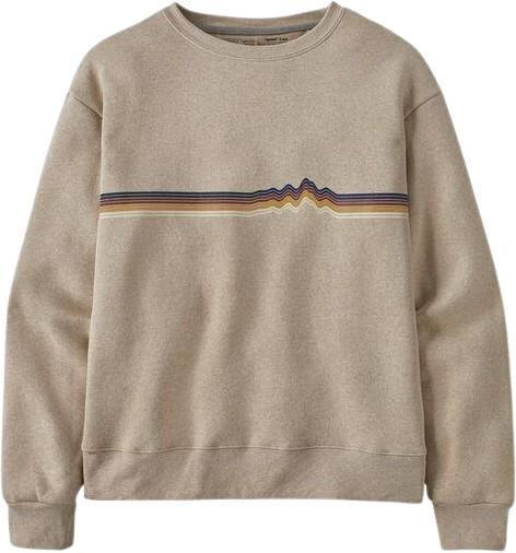 Ridge Rise Stripe Uprisal Crew Sweatshirt - Womens - Oar Tan 1