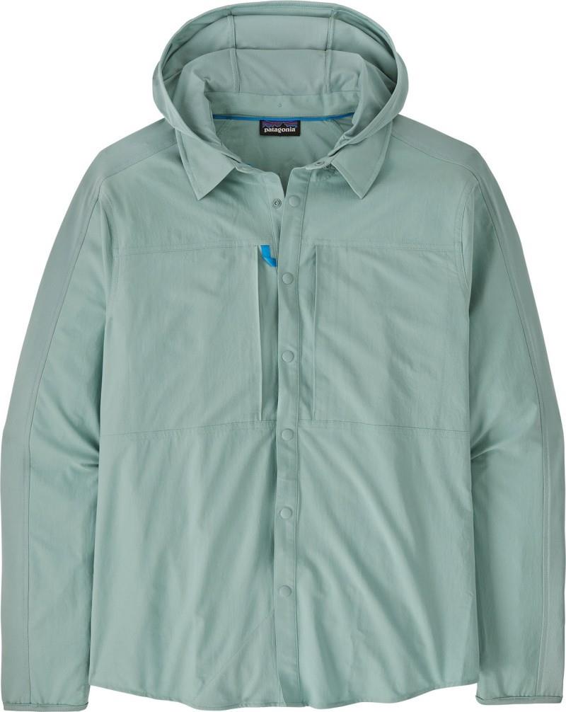 River Rambler Hybrid Sun Hoody - Mens - thermal blue 1