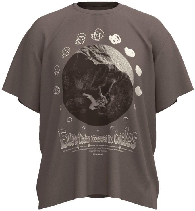 Rock Cycles Oversized Tee - Womens - crimini taupe 1