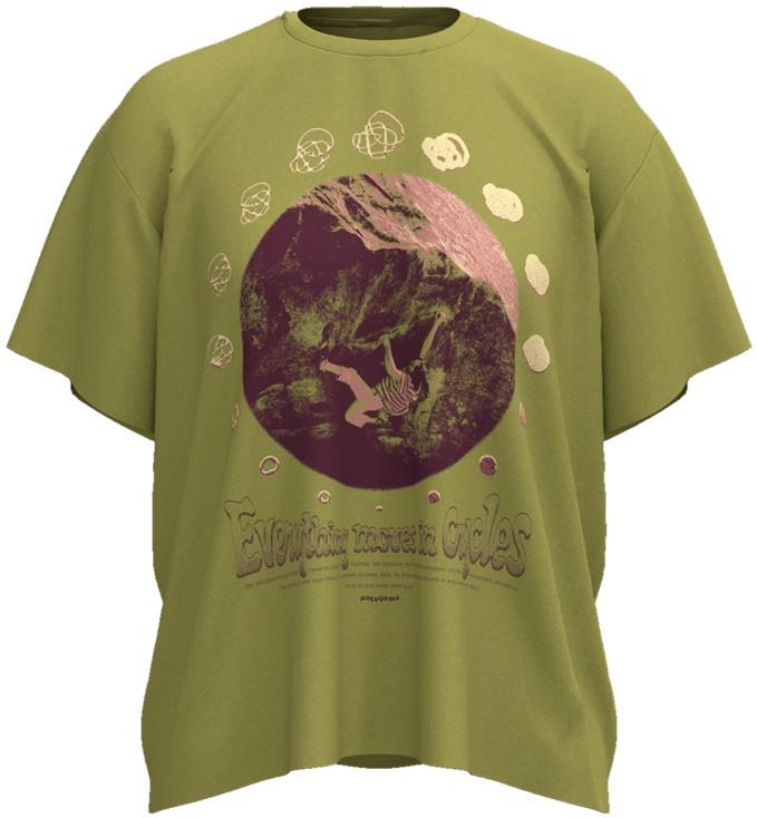 Rock Cycles Oversized Tee - Womens - swale green 1