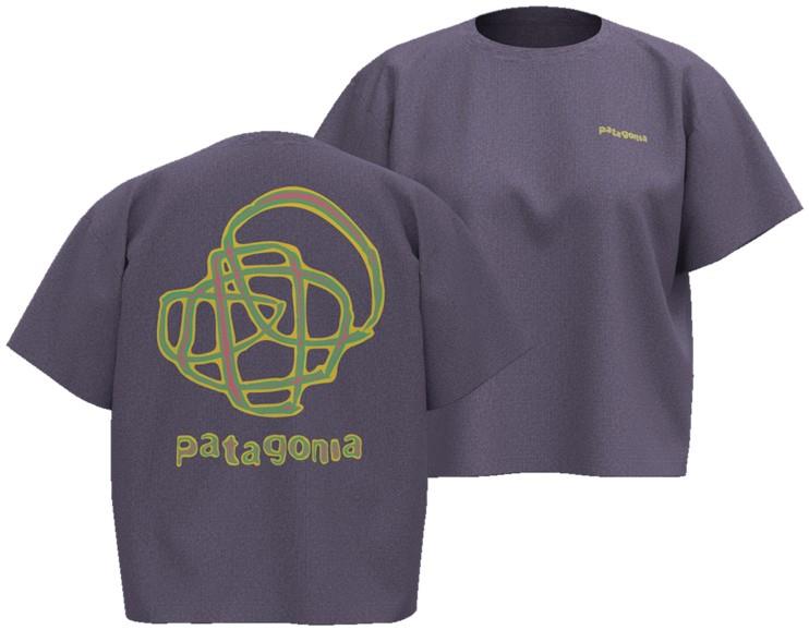 Rock Glow Easy-Cut Tee - Womens - puddle purple 1