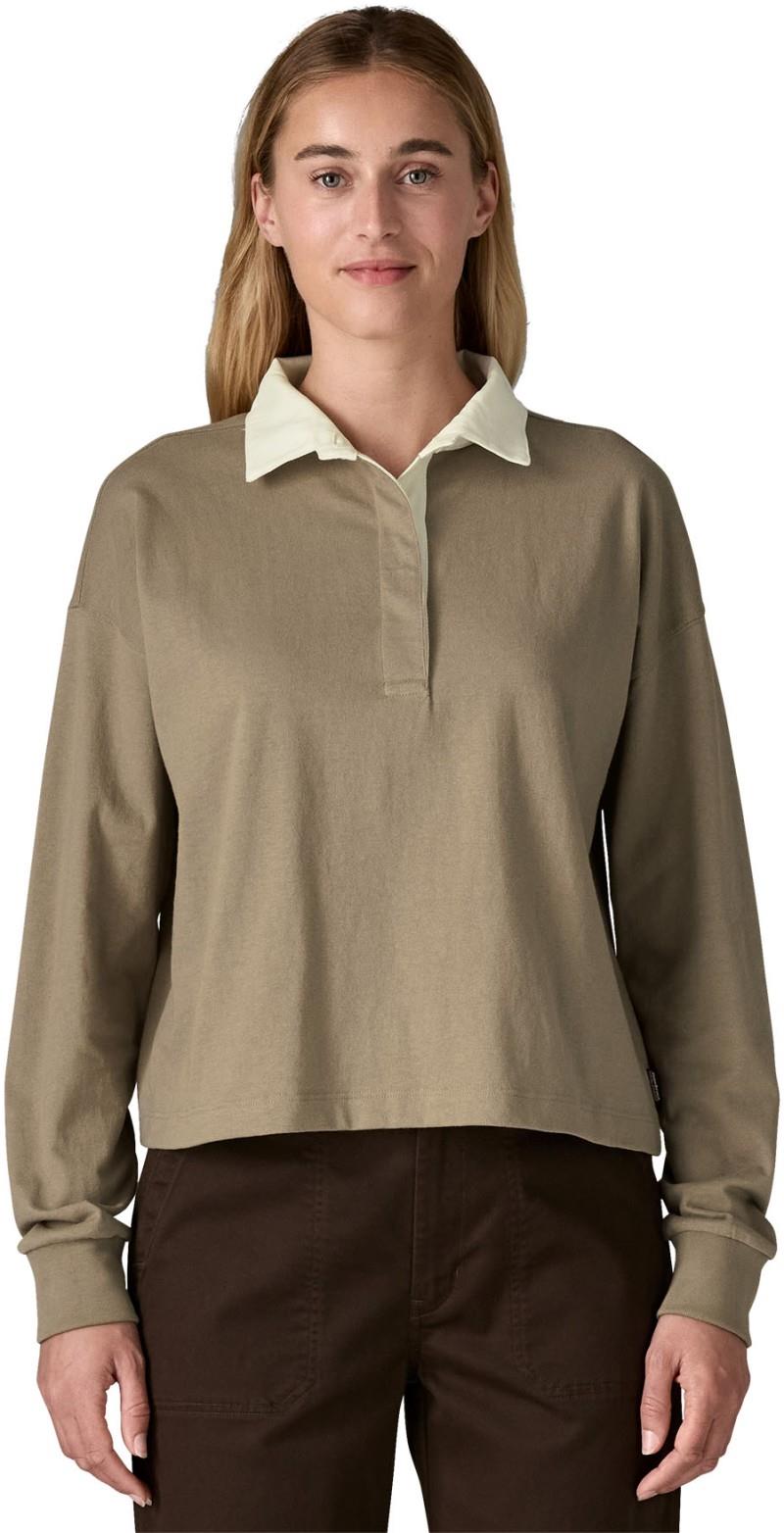 Rugby LS Shirt - Womens - seabird grey 1