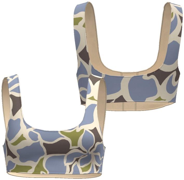 Scoop Top - Womens - intertidal small / ghost blue 1