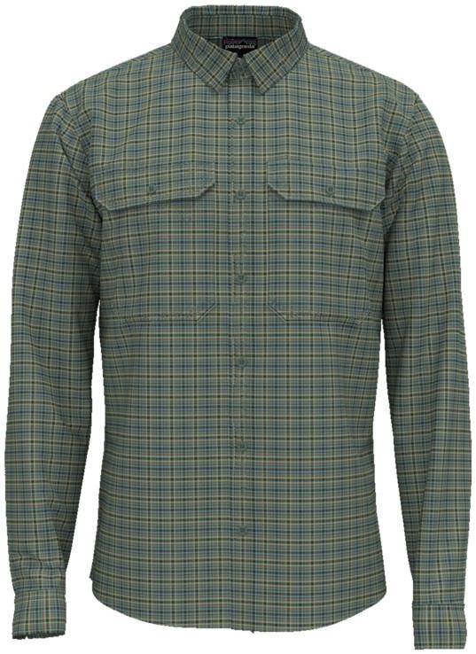 Seersucker LS Shirt - Mens - converge / mixed green 1