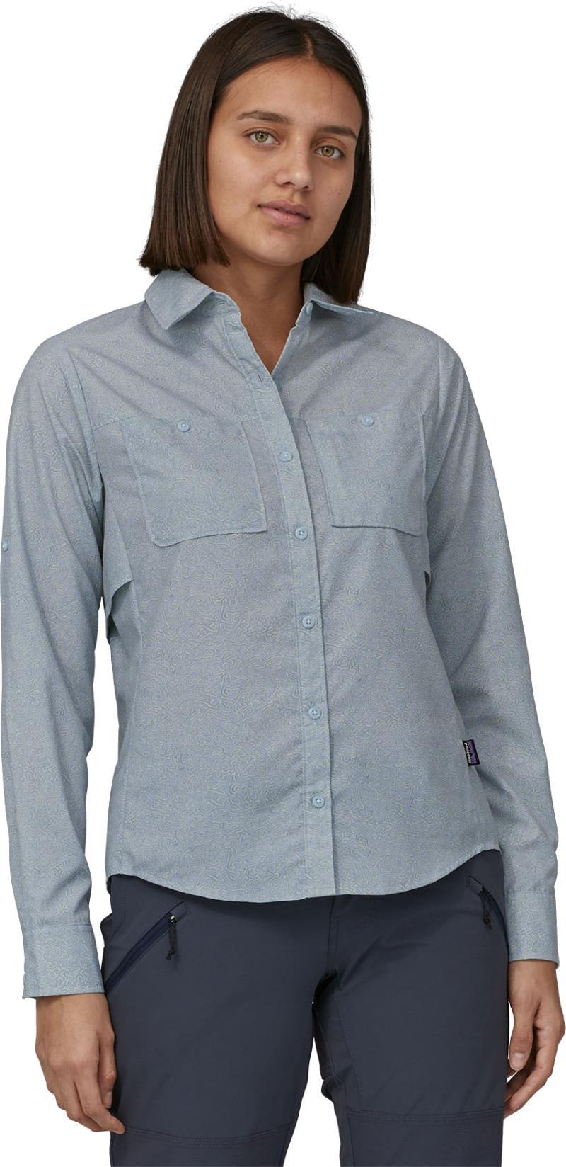 Self Guided Hike LS Shirt - Womens - Journeys / Steam Blue 2