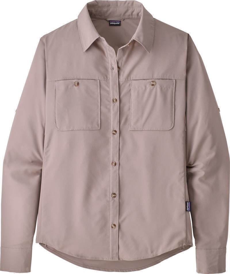 Self Guided Hike LS Shirt - Womens - Stingray Mauve 1