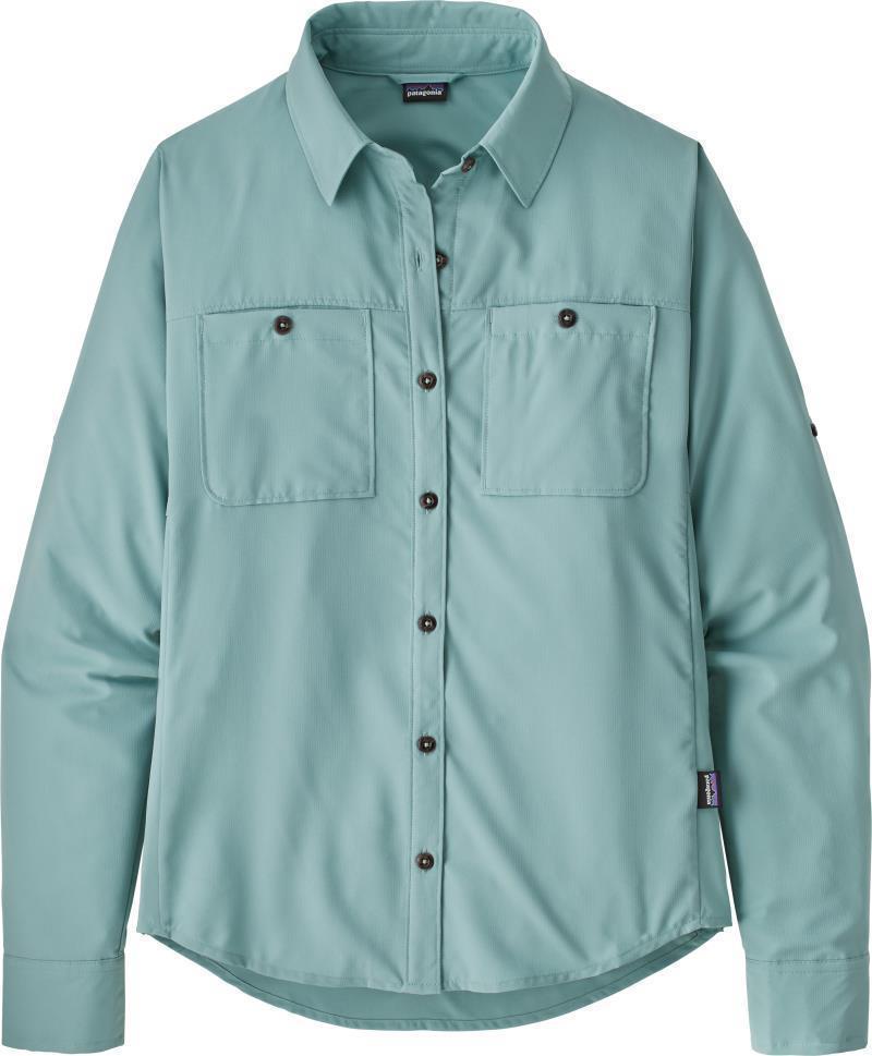 Self Guided Hike LS Shirt - Womens - Upwell Blue 1