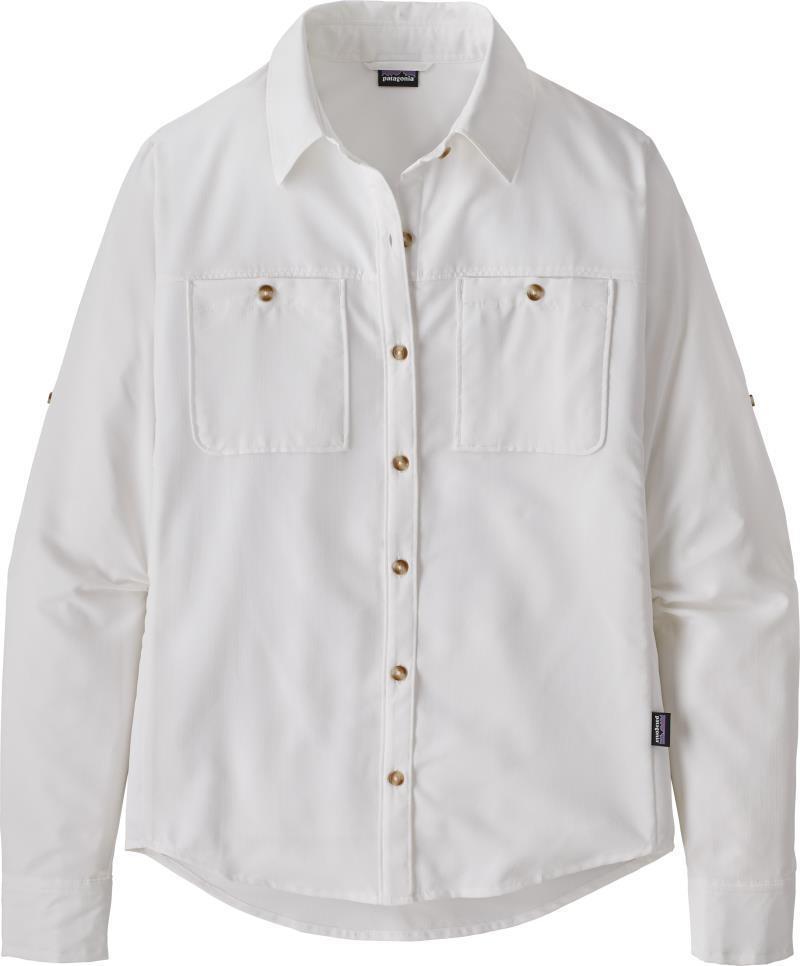 Self Guided Hike LS Shirt - Womens - White 1