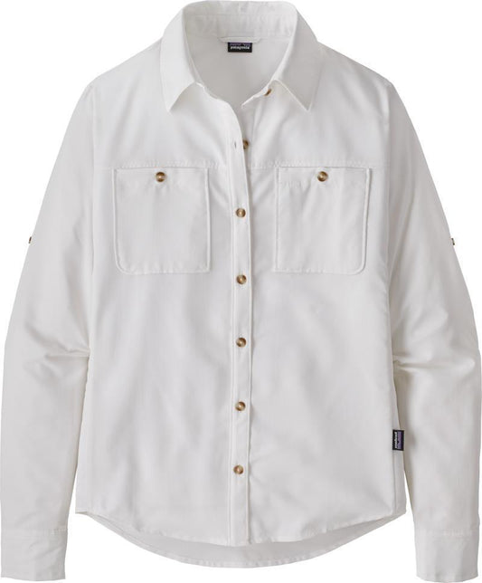 Self Guided Hike LS Shirt - Womens - White 1