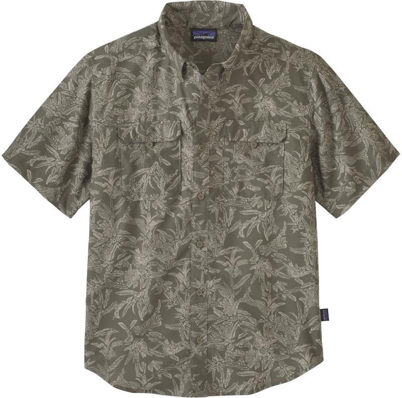 Self Guided Hike SS Shirt - Mens - Monkey Flower / Garden Green 1