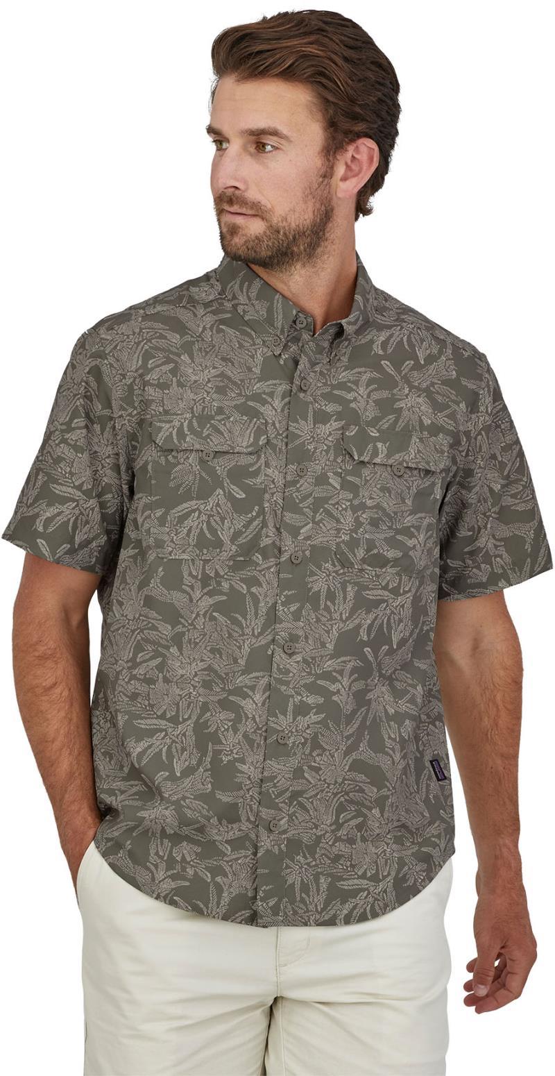 Self Guided Hike SS Shirt - Mens - Monkey Flower / Garden Green 2