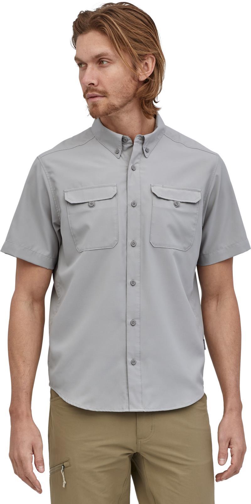 Self Guided Hike SS Shirt - Mens - Salt Grey 2