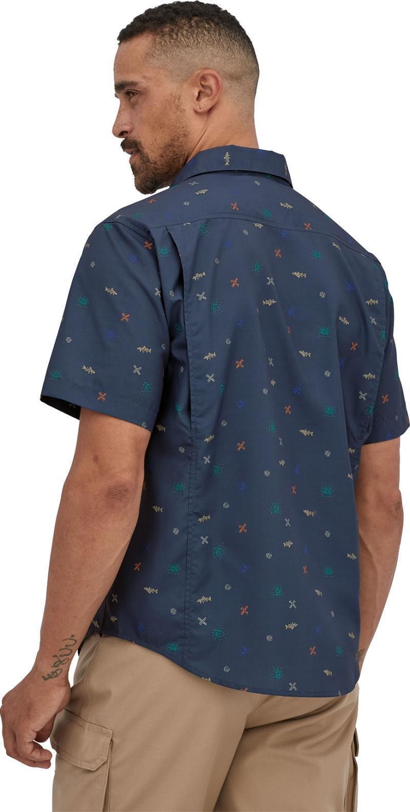 Self Guided Hike SS Shirt - Mens - Stitched Together / Tidepool Blue 3