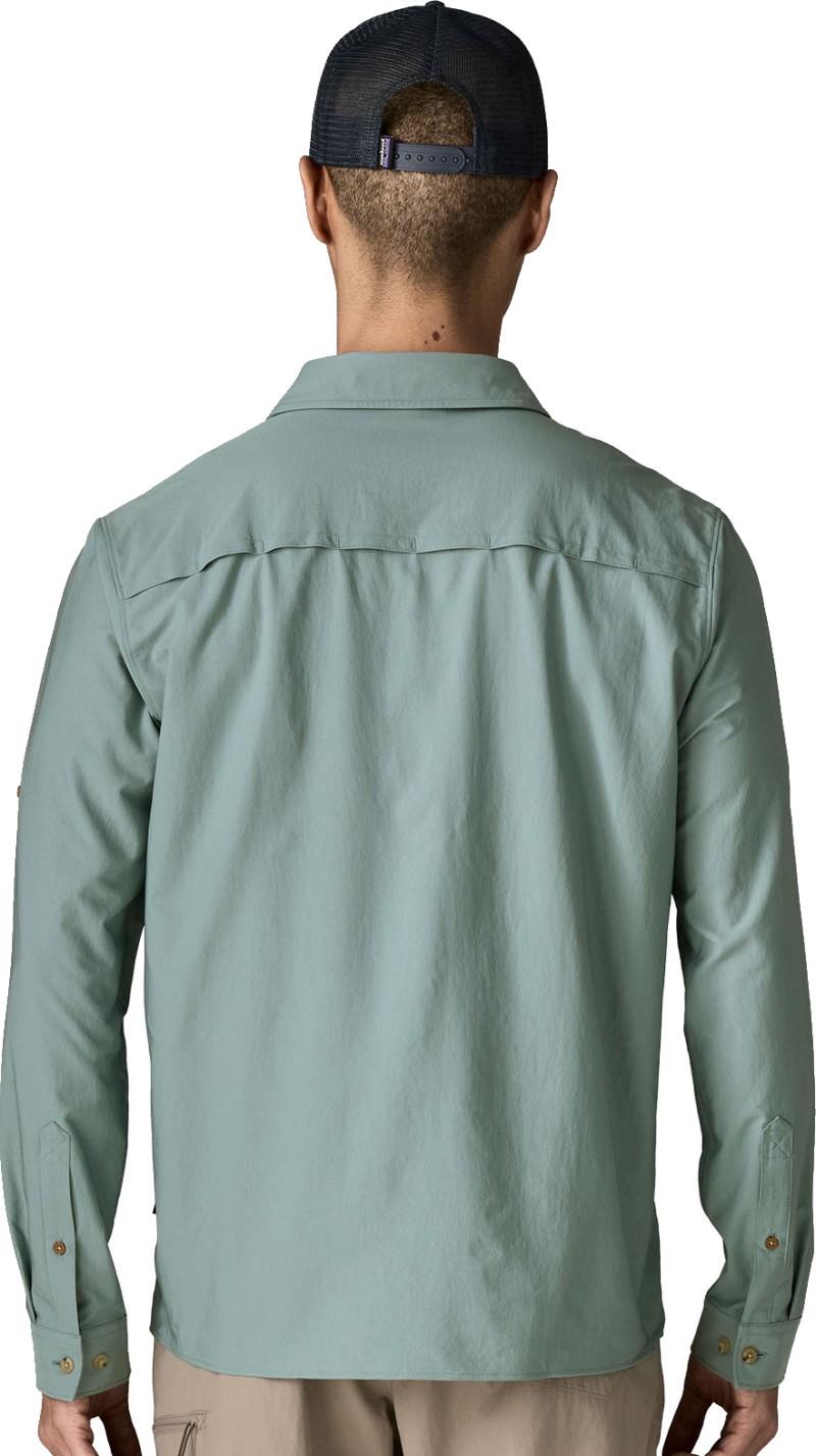 Self Guided LS Sun Shirt - Mens - blue sage 1