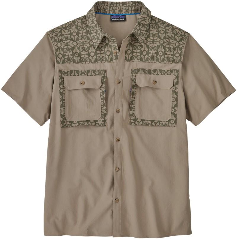 Self Guided SS Sun Shirt - Mens - marmot field / seabird grey 1