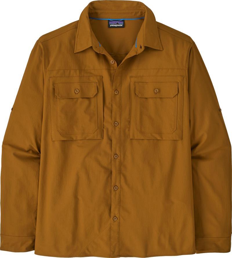 Self Guided Sun LS Shirt - Mens - Shelter Brown 1
