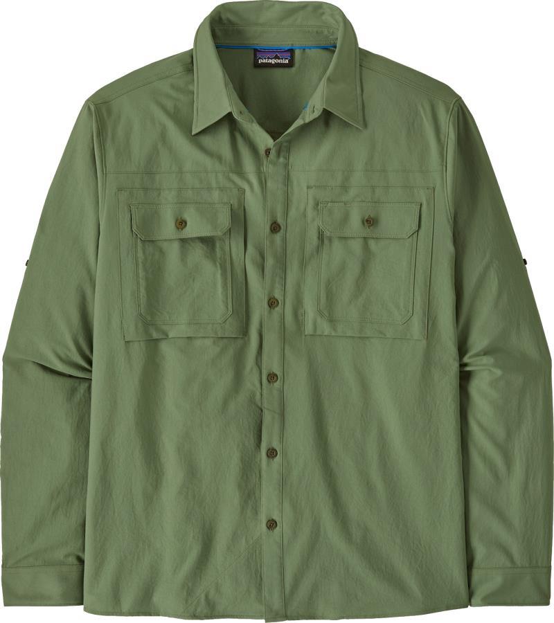 Self Guided Sun LS Shirt - Mens - Terrain Green 1