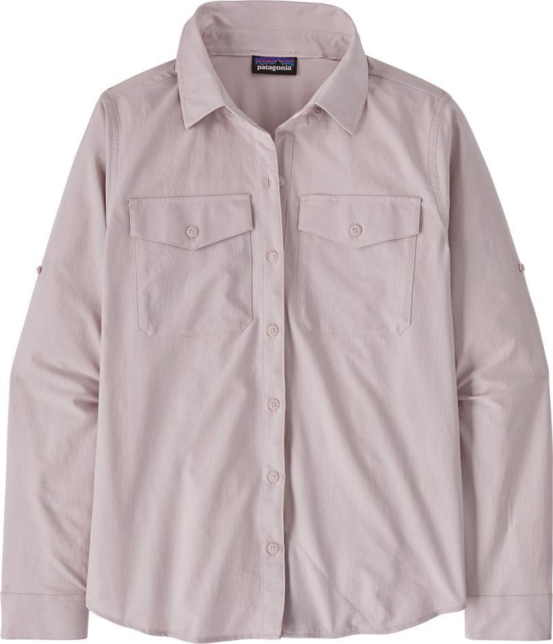 Self Guided Sun LS Shirt - Womens - Echo Purple 1