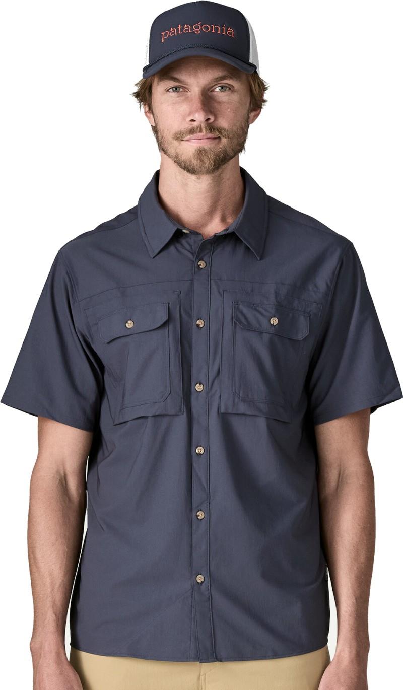 Self Guided Sun SS Shirt - Mens - smolder blue 1