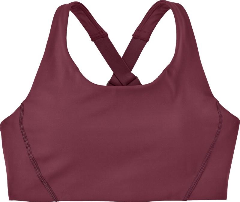Shadowlite Mid Impact Adjustable Bra - Womens - berry fig 1