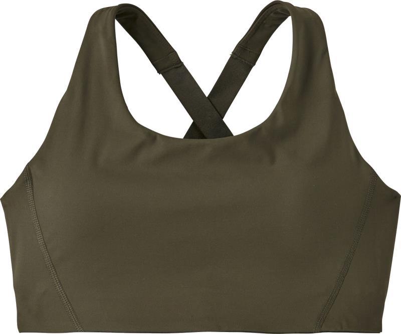 Shadowlite Mid Impact Adjustable Bra - pine needle green 1