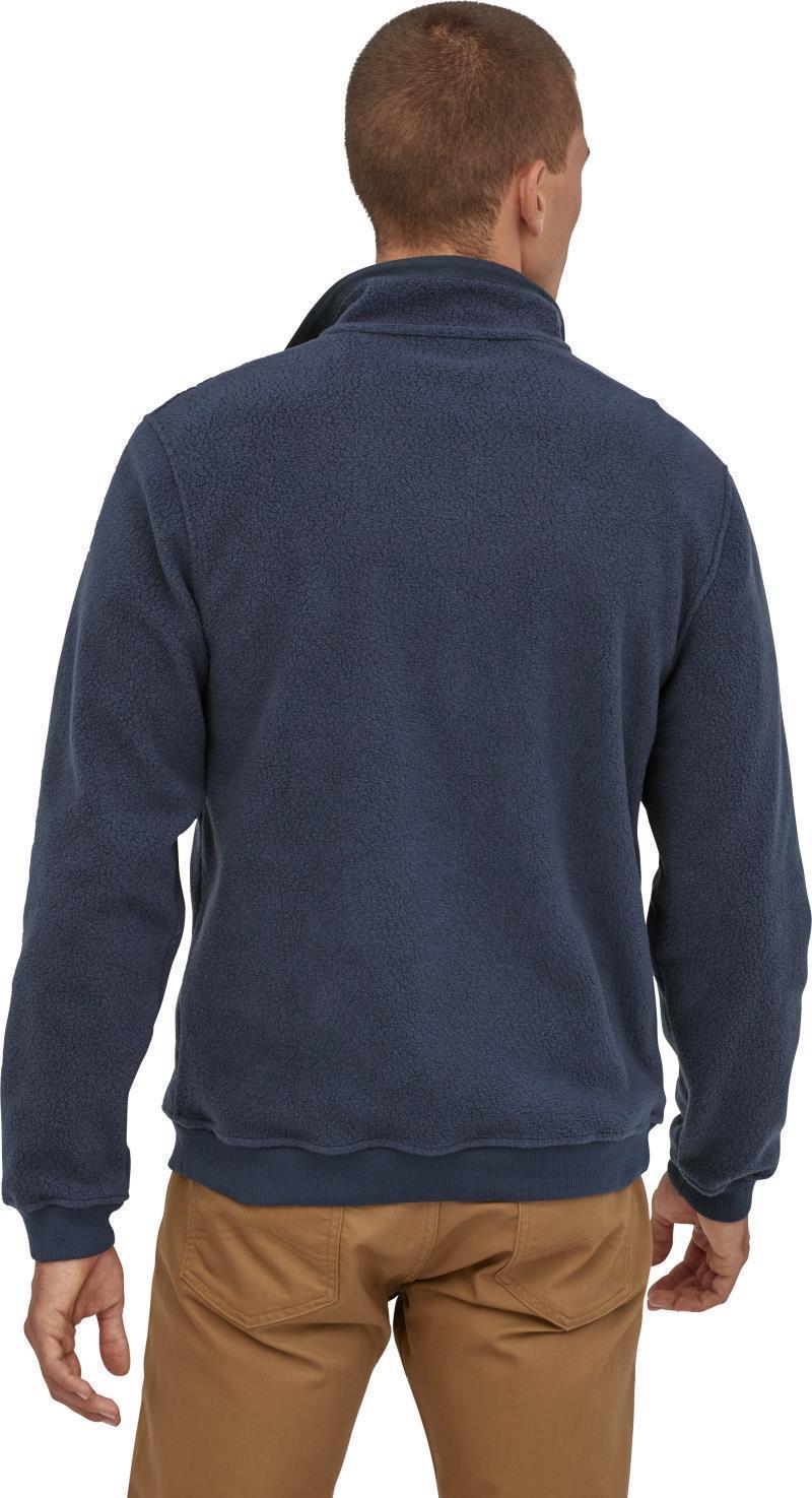Shearling Button Pullover - Mens - new navy 1