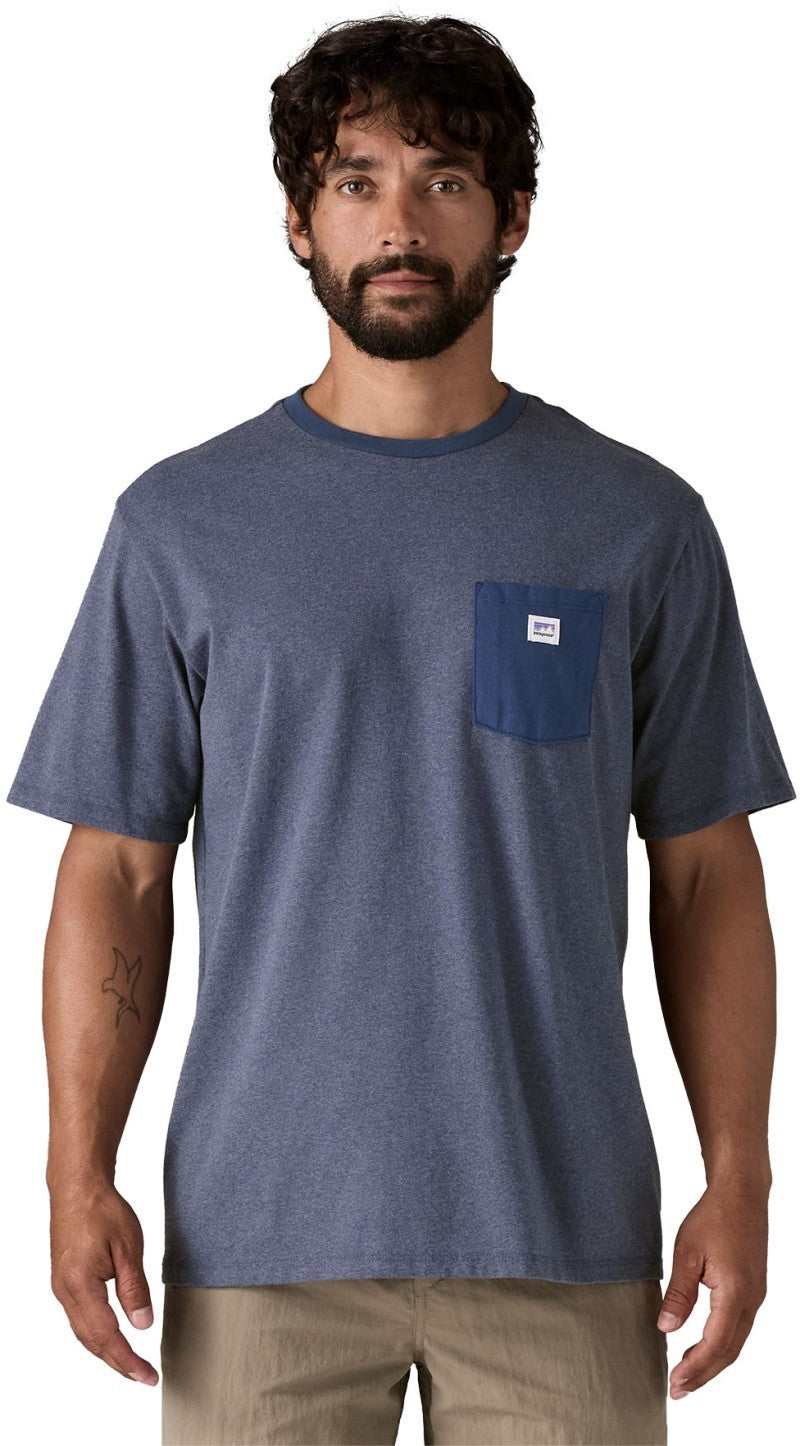 Shop Sticker Pocket Responsibili-Tee SS - Mens - current blue 1