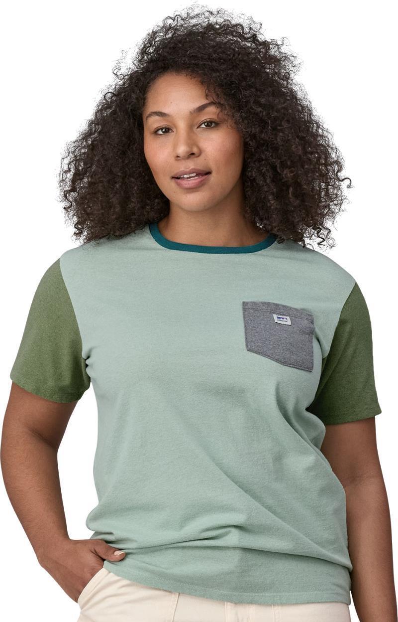 Shop Sticker Pocket Responsibili-Tee - Unisex - Lite Distilled Green 2