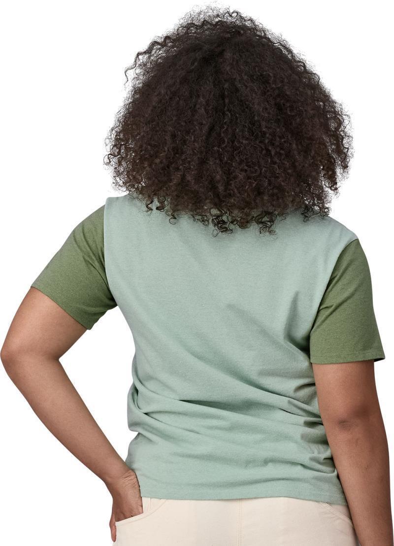 Shop Sticker Pocket Responsibili-Tee - Unisex - Lite Distilled Green 3