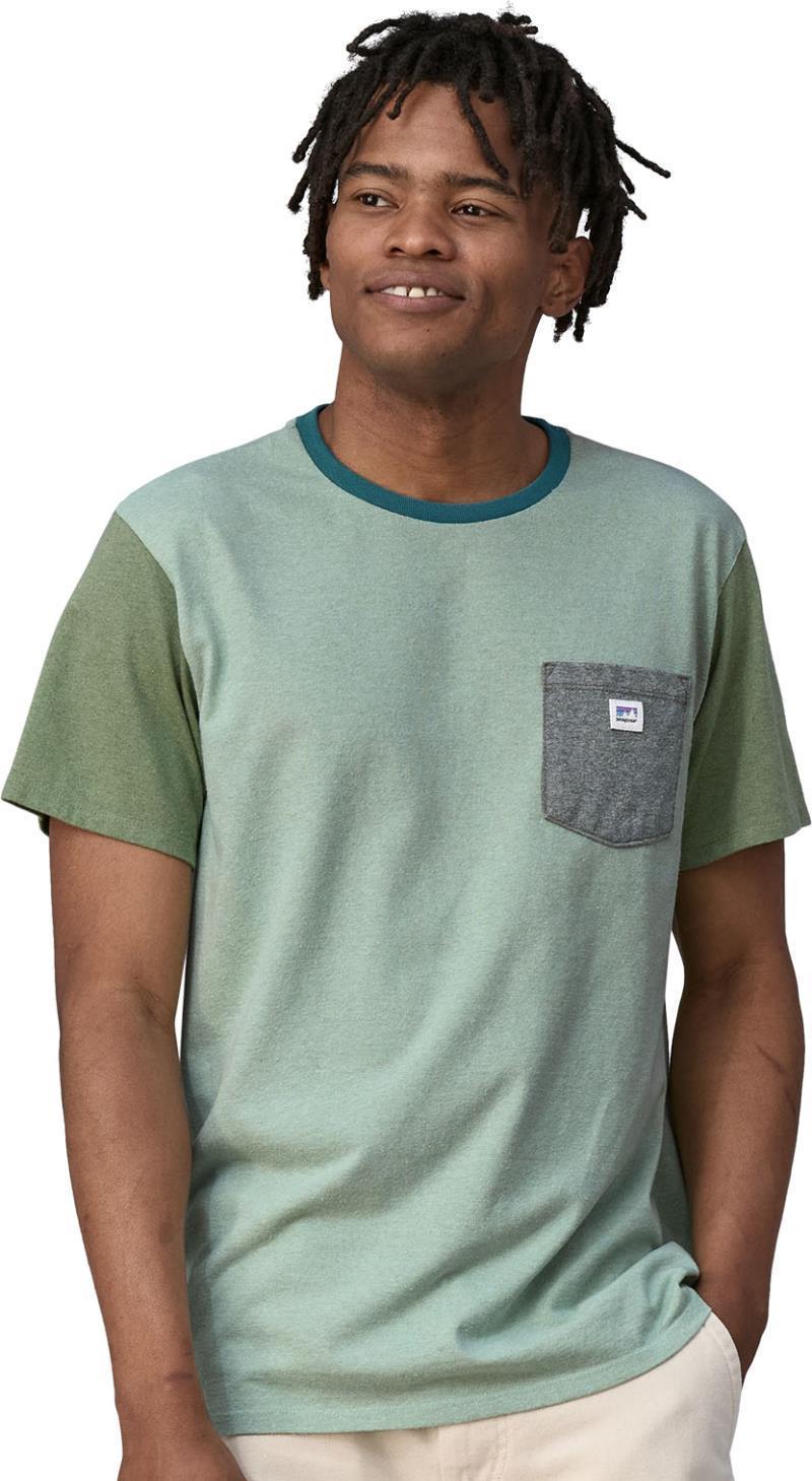 Shop Sticker Pocket Responsibili-Tee - Unisex - Lite Distilled Green 4