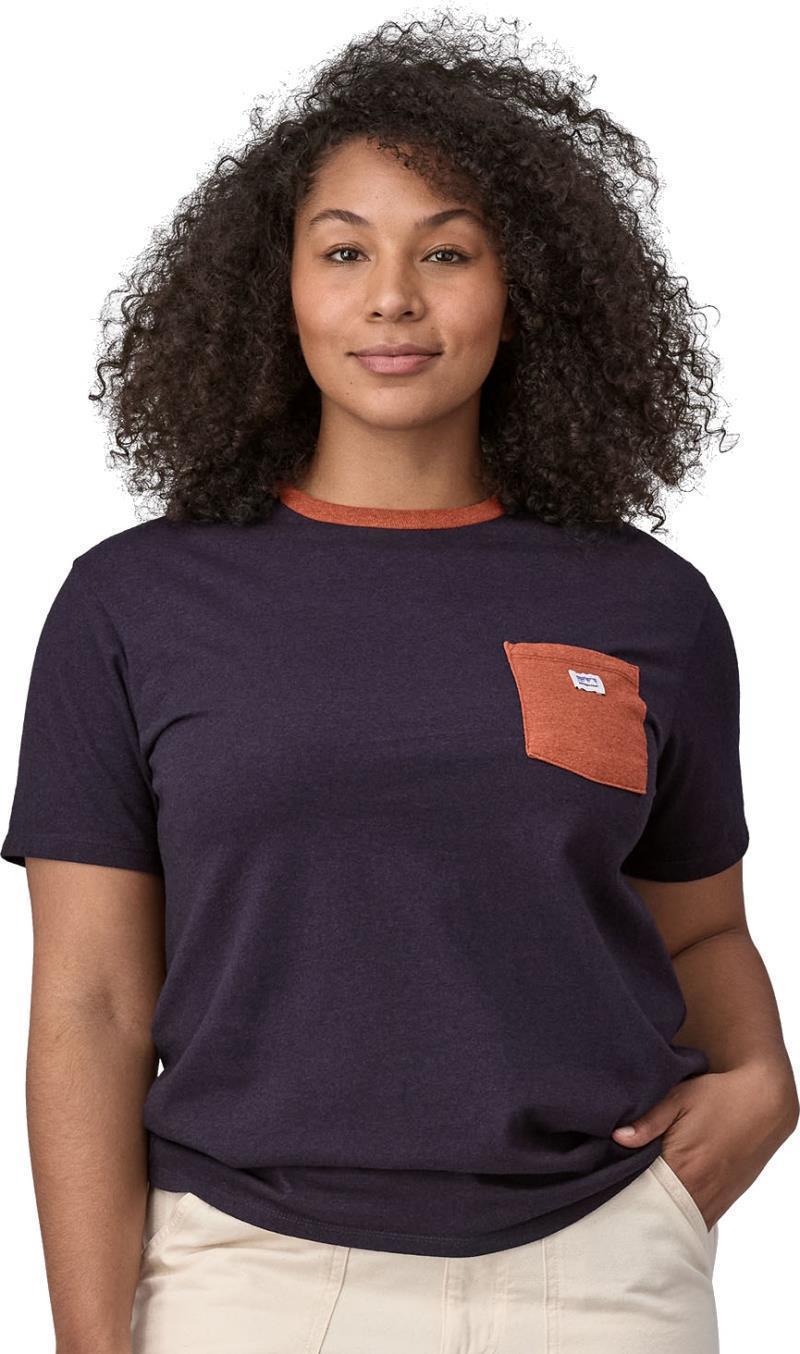 Shop Sticker Pocket Responsibili-Tee - Unisex - Piton Purple 4