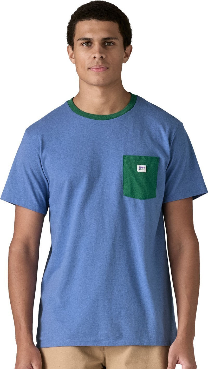 Shop Sticker Pocket Responsibili-Tee - Unisex - abundant blue 1
