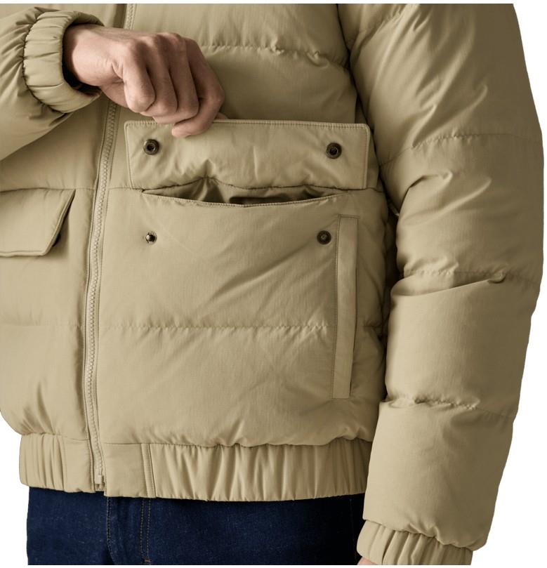 Sisar Down Jacket - Mens - weathered stone 1