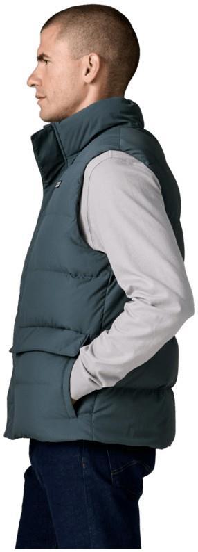 Sisar Down Vest - Mens - summit blue 1