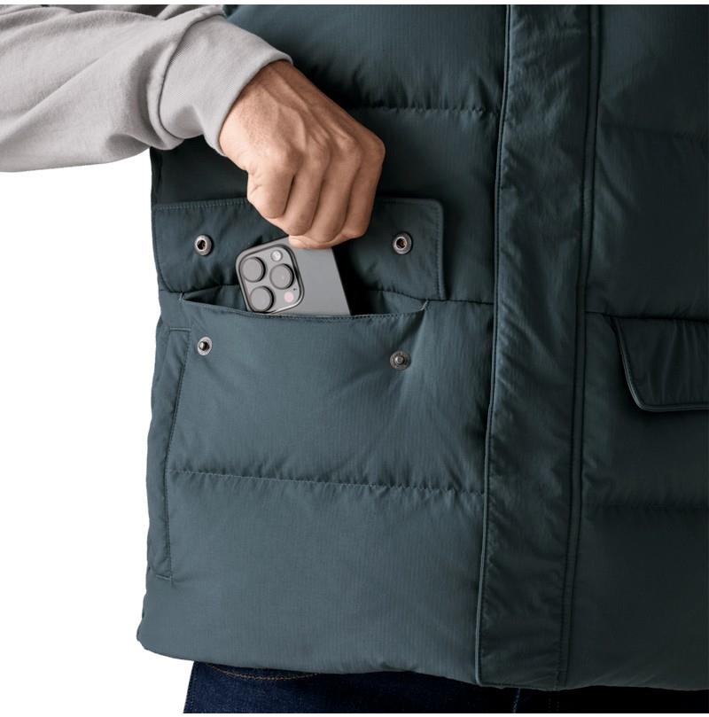 Sisar Down Vest - Mens - summit blue 1